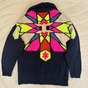 Mara Hoffman Intarsia Geometric cardigan
